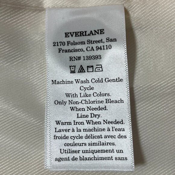 NEW Everlane The Sleeveless Blazer in Buttersmooth Womens 0 Canvas Vest - Picture 13 of 14